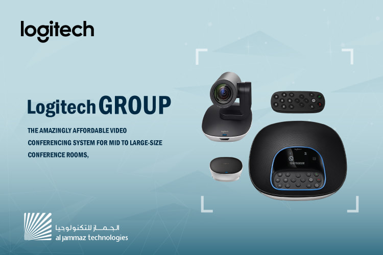 Anmelder Undertrykke Grand Enhance Your Conference Room Collaboration with GROUP from Logitech: The  Affordable Video Conferencing System for Mid to Large-Size Meetings -  AlJammaz Technologies