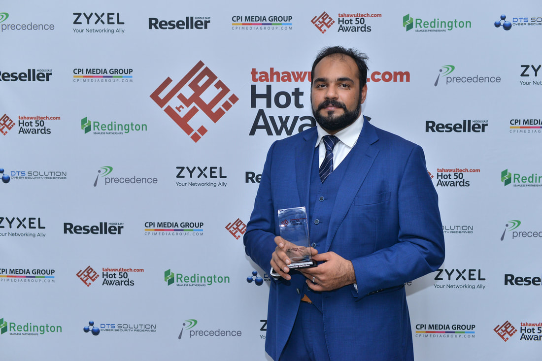 AlJammaz Distribution announced as the winner for the Best Partner collaboration by a Value-Added Distributor Award during the Hot 50 Awards, Dubai