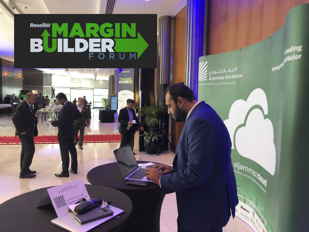 AlJammaz Cloud Sponsored and participated in the “Reseller Margin Builder Forum 2018” at Jumeirah Emirates Towers Hotel, Dubai · 1