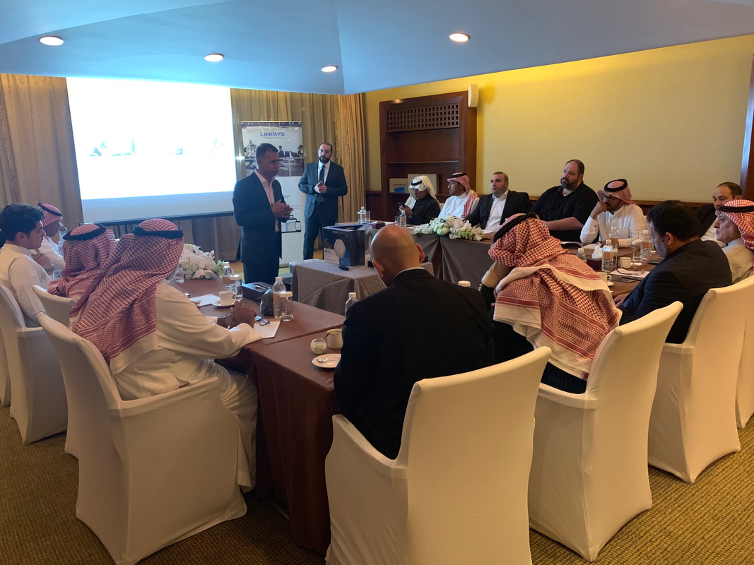 AlJammaz and Linksys organised a press conference to announce the launch of Linksys Wireless access point Free Cloud Manager in Saudi Arabia · 6