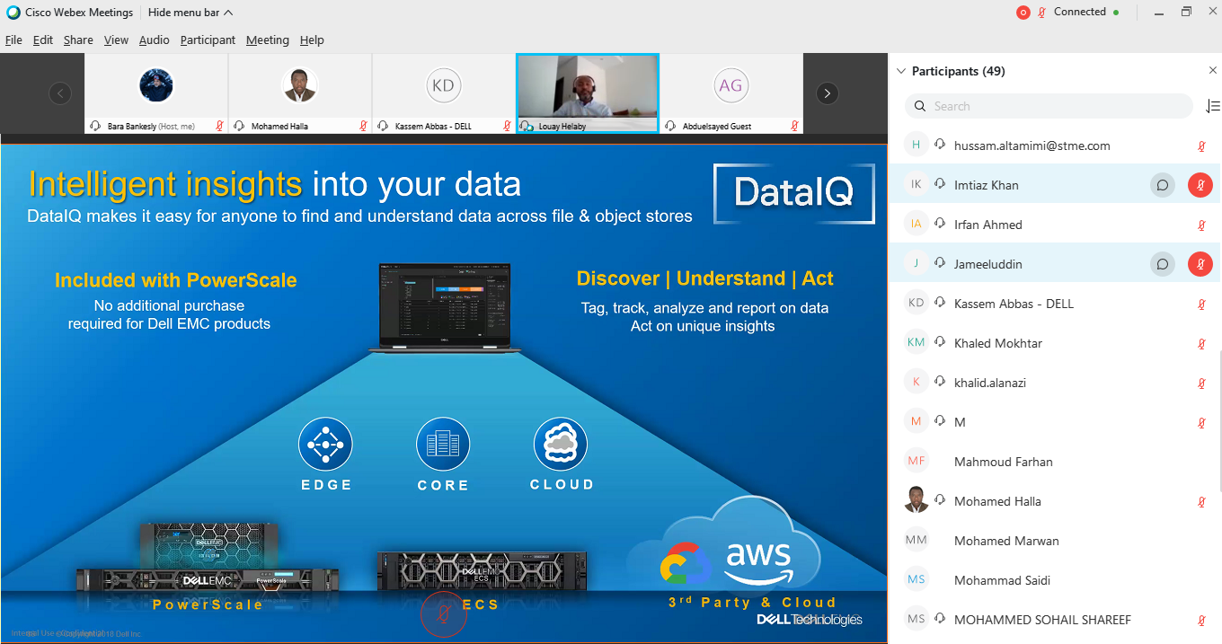 AlJammaz & Dell Technologies organised "Innovation with Power Webinar" for system integrator partners · 24