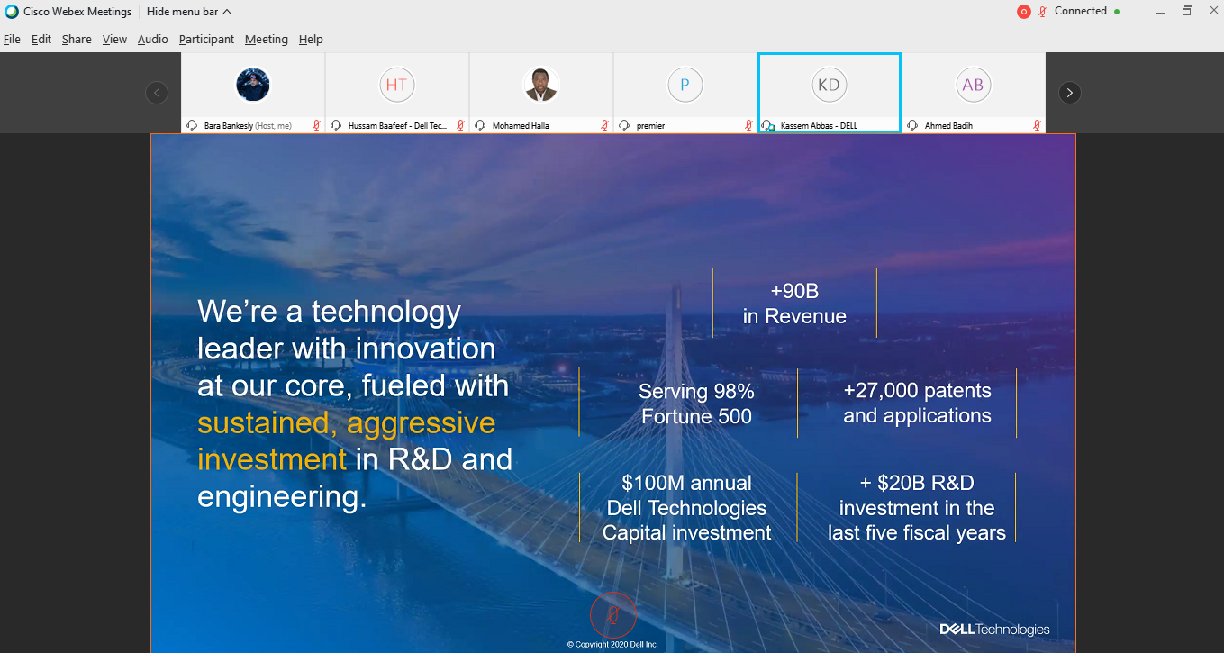AlJammaz & Dell Technologies organised "Innovation with Power Webinar" for system integrator partners · 4