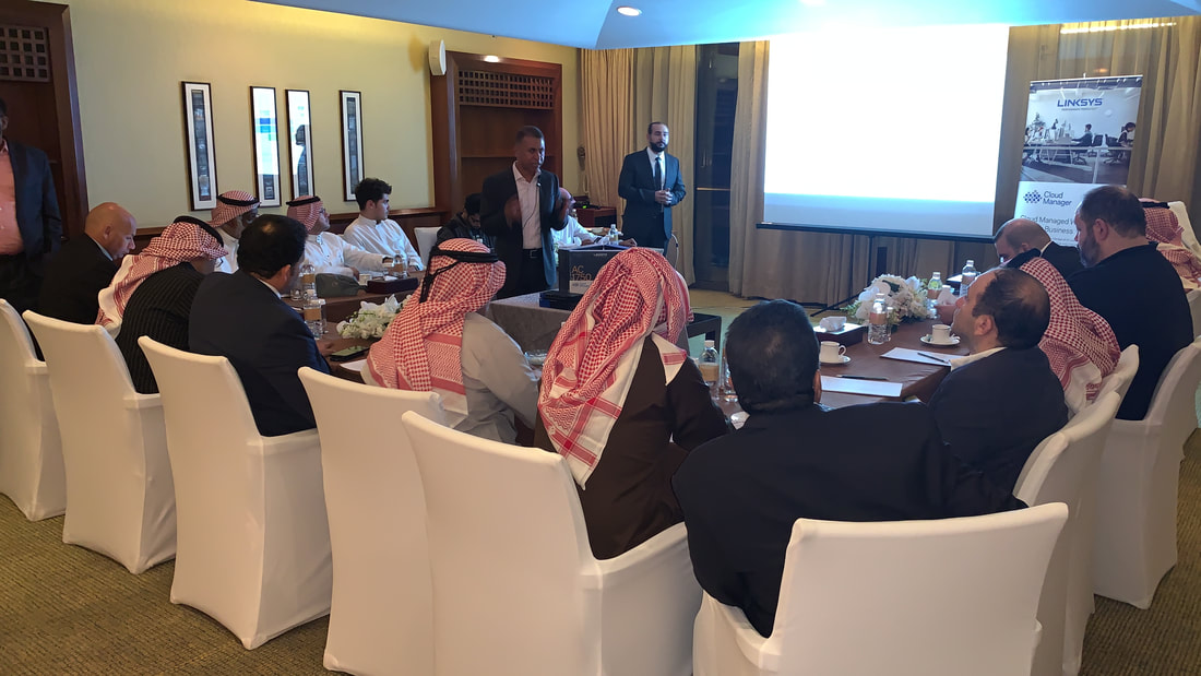 AlJammaz and Linksys organised a press conference to announce the launch of Linksys Wireless access point Free Cloud Manager in Saudi Arabia · 8