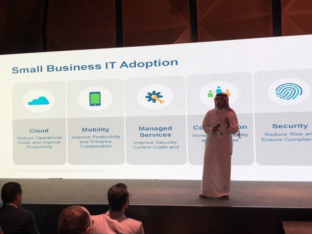 AlJammaz Distribution Sponsored and participated at the Cisco Small Business Summit 2019 at the King Abdullah Financial District - KAFD Conference Center, Riyadh, Saudi Arabia
