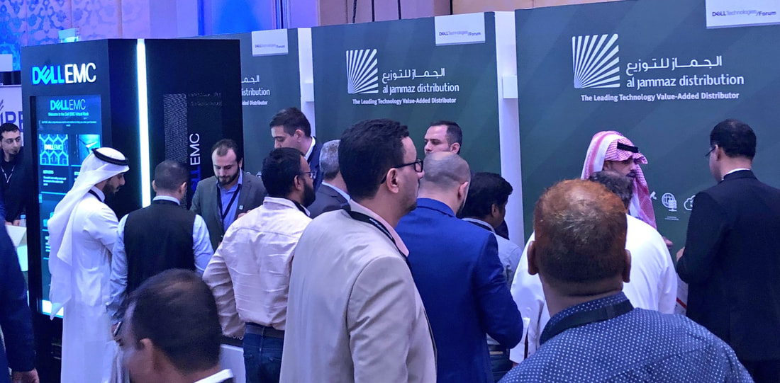 AlJammaz Distribution Sponsored and participated in the Dell Technologies Forum 2019 "Make digital transformation Real" at the Four Seasons Hotel Riyadh - Saudi Arabia · 2