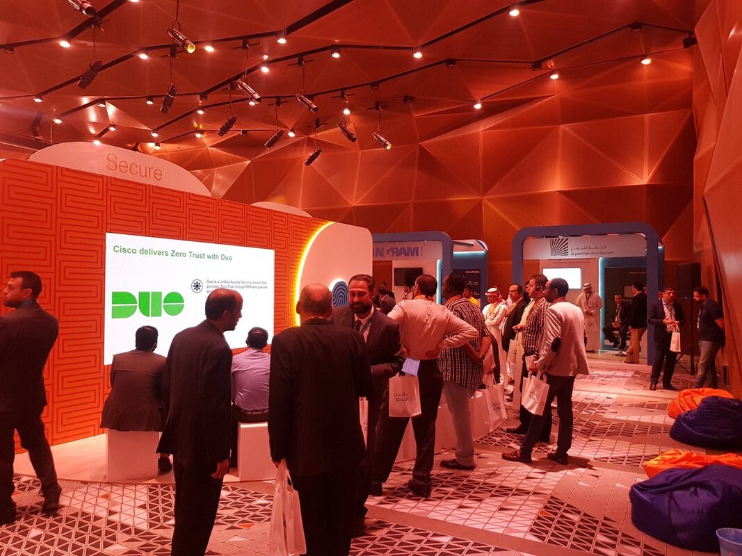 AlJammaz Distribution Sponsored and participated at the Cisco Small Business Summit 2019 at the King Abdullah Financial District - KAFD Conference Center, Riyadh, Saudi Arabia