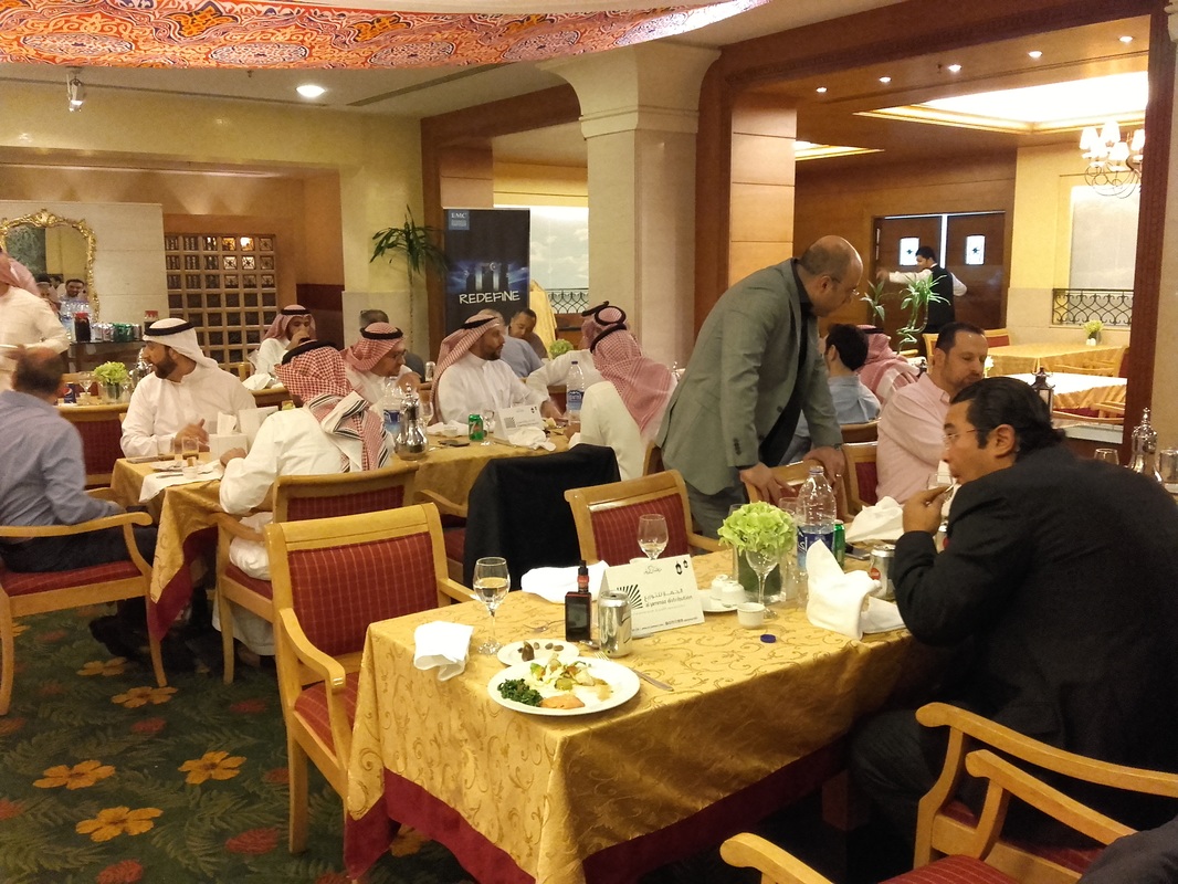 AlJammaz Technology Value-Add Distribution and Dell-EMC Saudi team gathered for Iftar celebrating Ramadan · 71