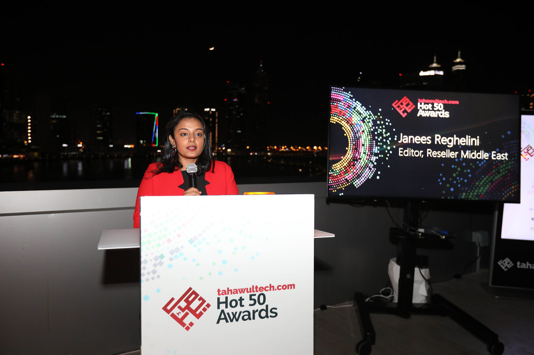 AlJammaz Distribution announced as the winner for the Best Partner collaboration by a Value-Added Distributor Award during the Hot 50 Awards, Dubai