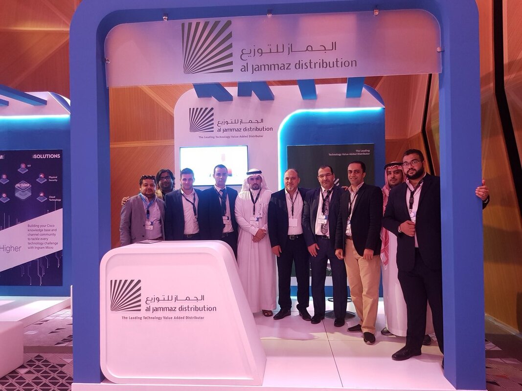 AlJammaz Distribution Sponsored and participated at the Cisco Small Business Summit 2019 at the King Abdullah Financial District - KAFD Conference Center, Riyadh, Saudi Arabia
