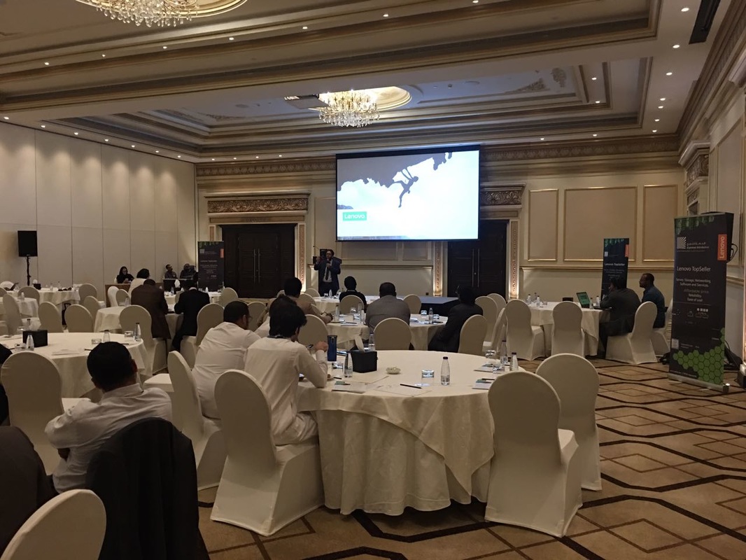 AlJammaz & Lenovo Data Center Group Seminar, How can the Saudi System Integrator focus on this high-growth, high-potential IT market at the Ritz Carlton Hotel Riyadh · 5