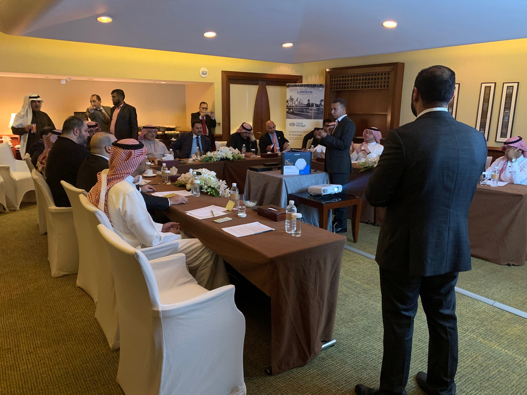 AlJammaz and Linksys organised a press conference to announce the launch of Linksys Wireless access point Free Cloud Manager in Saudi Arabia · 7