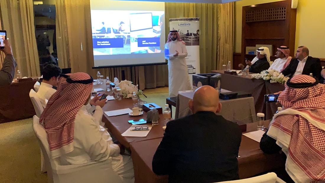 AlJammaz and Linksys organised a press conference to announce the launch of Linksys Wireless access point Free Cloud Manager in Saudi Arabia · 3