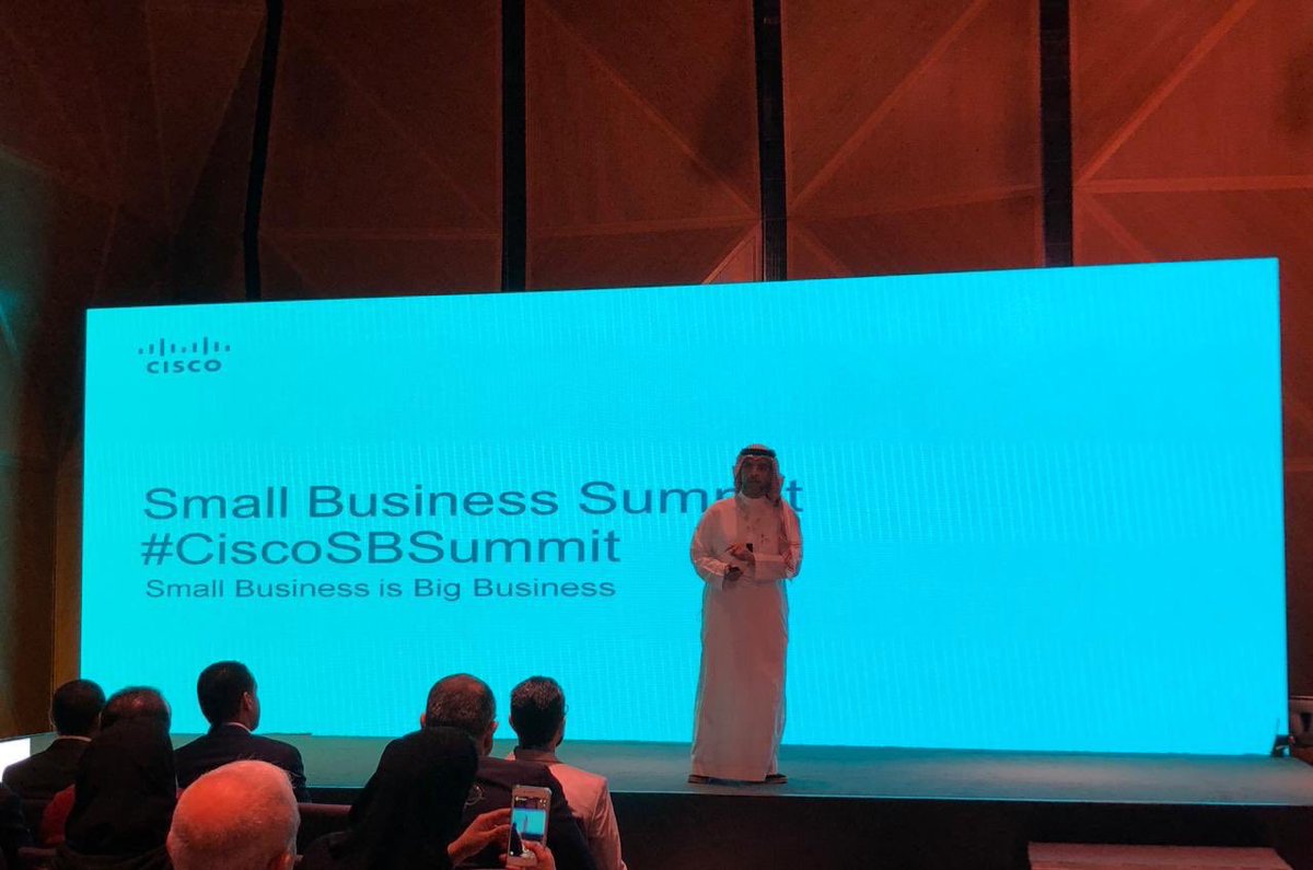 AlJammaz Distribution Sponsored and participated at the Cisco Small Business Summit 2019 at the King Abdullah Financial District - KAFD Conference Center, Riyadh, Saudi Arabia