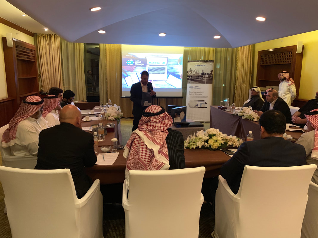 AlJammaz and Linksys organised a press conference to announce the launch of Linksys Wireless access point Free Cloud Manager in Saudi Arabia · 4